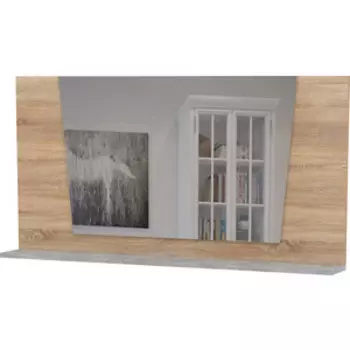 Атмосфера Зеркало Фарго дуб сонома/бетон светлый