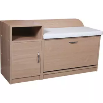 Банкетка для прихожей Шарм-Дизайн Уют левый бук бавария