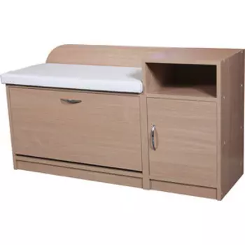 Банкетка для прихожей Шарм-Дизайн Уют правый бук бавария