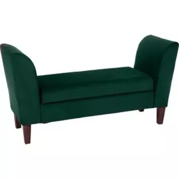 Банкетка Мебельстория Авола зеленый велюр