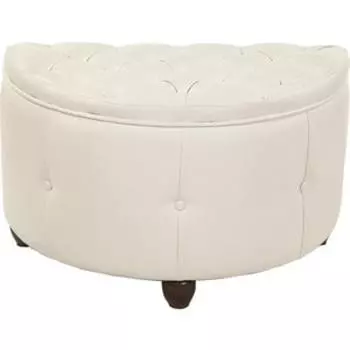 Банкетка Мебельстория Луна белый