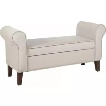 Банкетка Мебельстория Октавия бежевый велюр