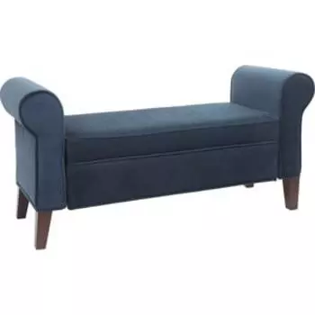 Банкетка Мебельстория Октавия синий