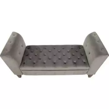 Банкетка Мебельстория Опера серый