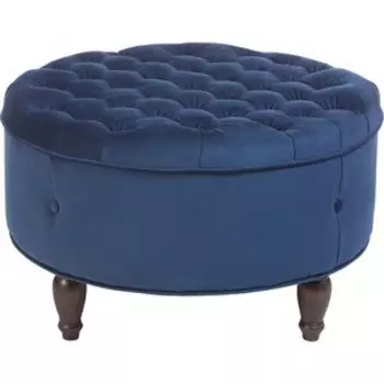 Банкетка Мебельстория Рубина синий