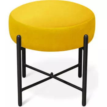 Банкетка Sheffilton SHT-B4 желтый/черный муар