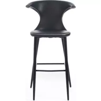 Барный стул TetChair Flair bar (mod. 9018) экокожа/металл зеленый 14/черный