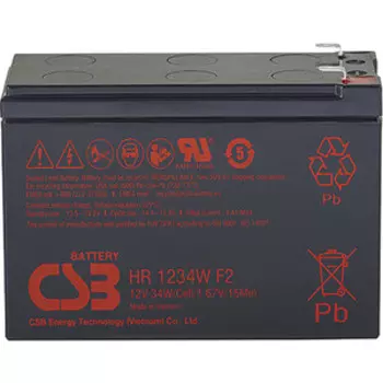 Батарея CSB HR1234W F2 12V 9Ah