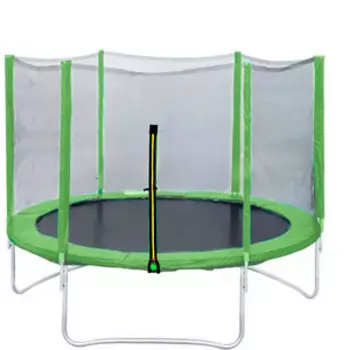 Батут DFC Trampoline Fitness 5ft наружн.сетка, св.зел. (152см)