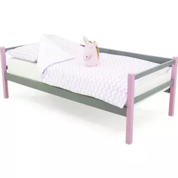 Бельмарко Детская кровать-тахта Svogen лаванда-графит