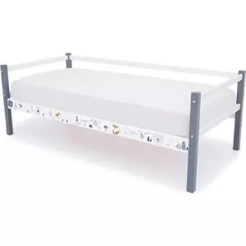 Бельмарко Тахта Svogen графит-белый мишки