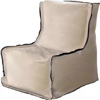 Бескаркасное кресло Mypuff Лофт латте мебельный велюр lf-423