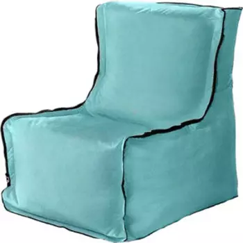 Бескаркасное кресло Mypuff Лофт ментол мебельный велюр lf-292