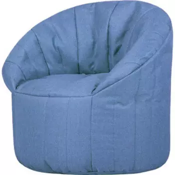 Бескаркасное кресло Папа Пуф Club chair blue