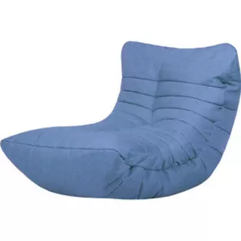 Бескаркасное кресло Папа Пуф Cocoon blue