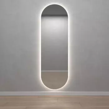 Безрамное зеркало с нейтральной подсветкой Genglass Nolvis NF LED L GGL-01-L-4000-1