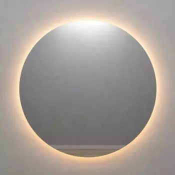 Безрамное зеркало с теплой подсветкой Genglass Rauntel NF LED L GGL-03-L-3000-1