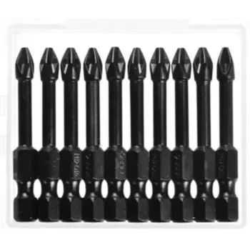 Биты Зубр PH2, 50мм 10шт (26021-2-50-S10)