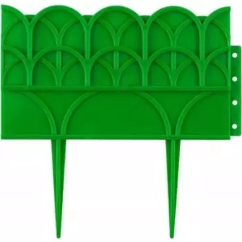 Бордюр декоративный Grinda для цветников 14x310 см зеленый