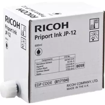Чернила для дупликатора Ricoh PRIPORT BLACK INK TYPE JP-12 5 (817104)