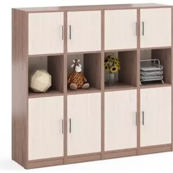 Четыре Пенала Мебельный двор Четыре Пенала С-МД-СК9П к компьютерному столу С-МД-СК9, цвет ясень шимо светлый/ясень шимо тёмный (1028661)