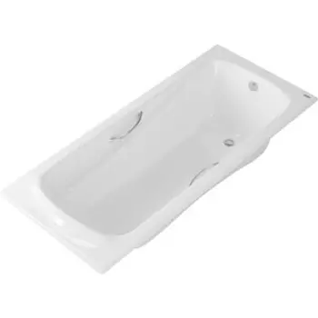 Чугунная ванна OWL 1975 Strand 180x80 с ручками, ножки в комплекте (OWLIB191111)