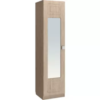 Шкаф-пенал Compass с зеркалом Анастасия АН-2К дуб роше/дуб классик синхро