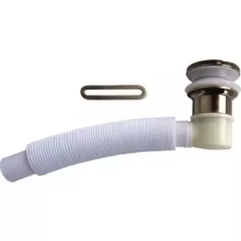 Декоративная накладка BelBagno на отверстие перелива, изогнутое, бронза