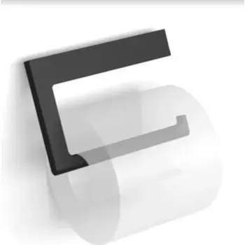 Деражатель туалетной бумаги Langberger без крышки, черный (38043A-BP)