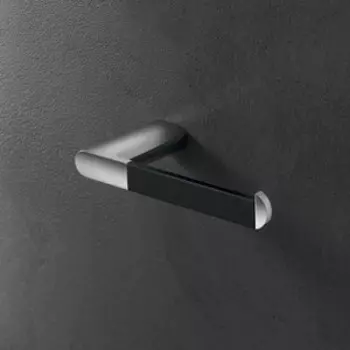 Держатель для туалетной бумаги Inda Mito черный матовый/хром (A2025ANC)