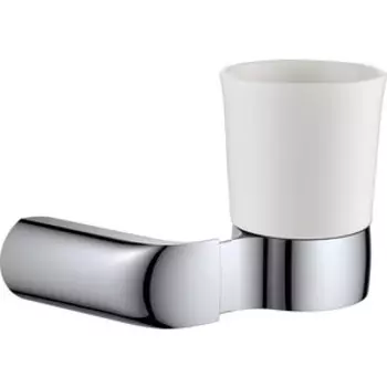 Держатель стакана Rush Flores одинарный, хром (FL08310)