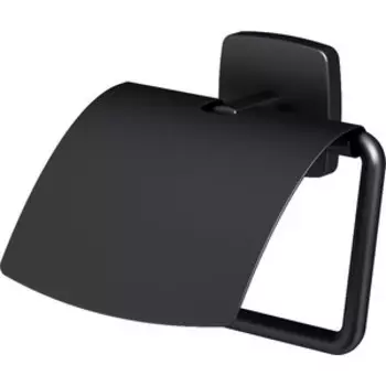 Держатель туалетной бумаги Am.Pm Gem с крышкой черный (A90341422)