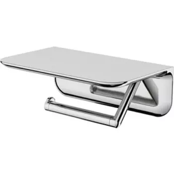 Держатель туалетной бумаги Am.Pm Sensation с полочкой, хром (A30341500)