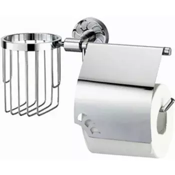 Держатель туалетной бумаги и освежителя Wasserkraft Isen хром (K-4059)
