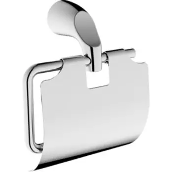 Держатель туалетной бумаги Rush Devon с крышкой, хром (DE75111)