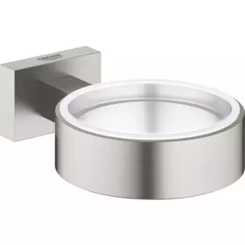 Держатель в ванную Grohe Essentials Cube для стакана, мыльницы или дозатора, суперсталь (40508DC1)