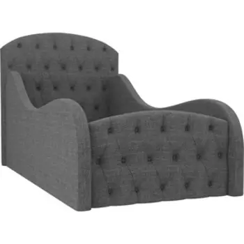 Детская кровать АртМебель Майя Люкс рогожка серый