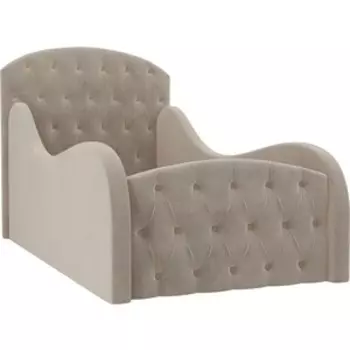 Детская кровать АртМебель Майя Люкс велюр бежевый