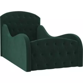 Детская кровать АртМебель Майя Люкс велюр зеленый