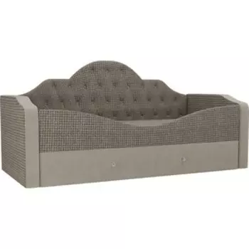 Детская кровать АртМебель Скаут корфу 03 микровельвет бежевый