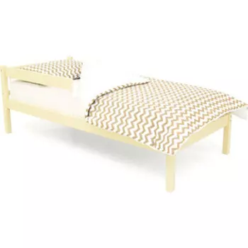 Детская кровать Бельмарко Svogen classic бежевый + бортик ограждение