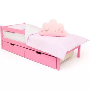 Детская кровать Бельмарко Svogen classic лаванда + ящики 2 шт + бортик ограждение