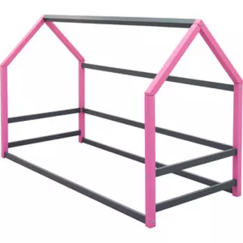 Детская кровать-домик Бельмарко Монтессори Svogen лаванда-графит