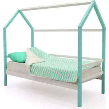 Детская кровать-домик Бельмарко Svogen мятно-белый