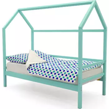 Детская кровать-домик Бельмарко Svogen мятный