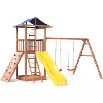 Детская площадка Красная звезда Спортивный городок со скалодромом Р908