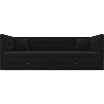 Детский диван АртМебель Найс велюр черный