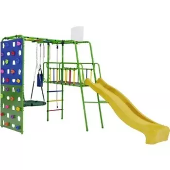 Детский спортивный комплекс Формула здоровья Street 3 салатовый радуга