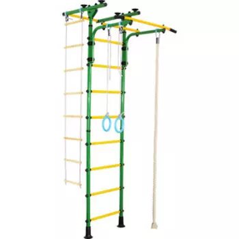 Детский спортивный комплекс Юный Атлет Пол - потолок - Т зеленый