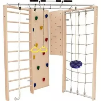 Детский спортивный комплекс Kampfer Fantastic №1 Натуральный синяя лиана